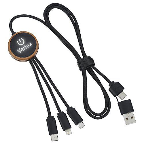 Border Light-Up Logo Charging Cable Main Image