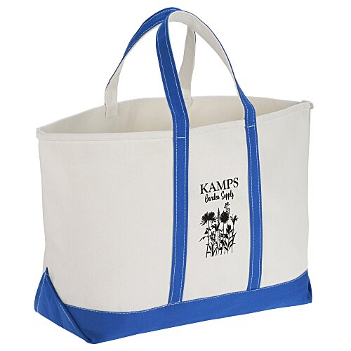 Oversized 24 oz. Cotton Boat Tote Main Image