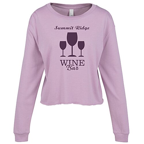 Optimal Tri-Blend Long Sleeve Midi T-Shirt - Ladies' Main Image