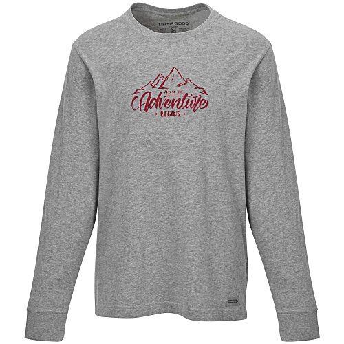 Life is Good Crusher Long Sleeve Tee - Men's - Screen Main Image