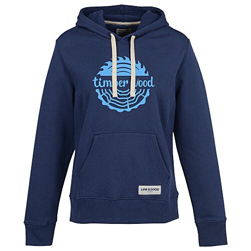 Life is Good Simply True Hoodie - Ladies' - Screen Main Image