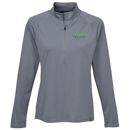 Evans Textured Double Knit 1/2-Zip Pullover - Ladies' Main Image
