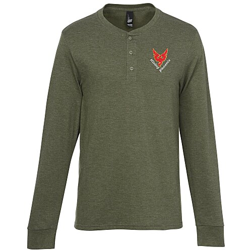 Optimal Tri-Blend Henley Main Image