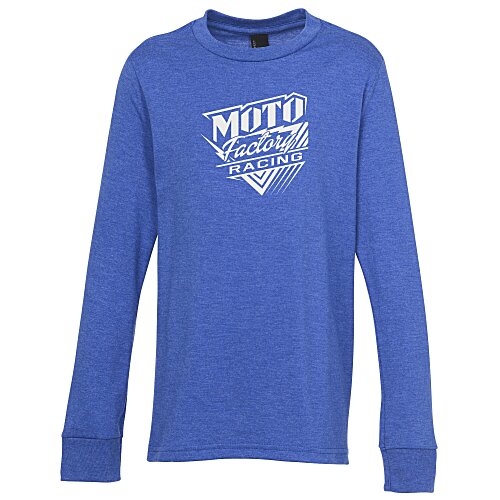 Optimal Tri-Blend Long-Sleeve T-Shirt - Youth Main Image