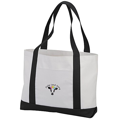 Large Polyester Tote - Embroidered Main Image