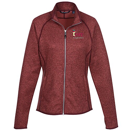 Cutter & Buck Sweater Knit Fleece Jacket - Ladies' Main Image