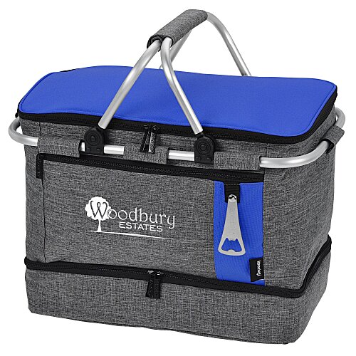 Koozie® Collapsible Jumbo Picnic Basket Main Image