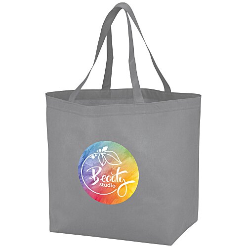 Bottom Gusset Shopper - 13 inches x 19 1/2 inches - Full Color Main Image