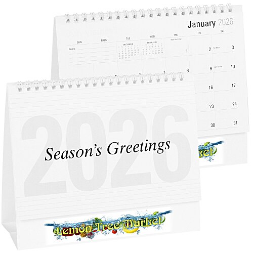 Large Tent-Style Desk Calendar - Full Color Main Image