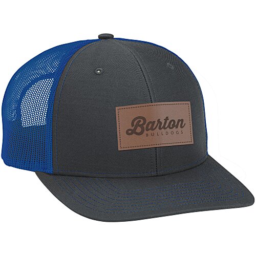 Richardson Trucker Snapback Cap - Laser Engraved Patch Main Image