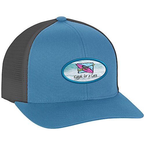 Trucker Flexfit Snapback Cap - Full Color Patch Main Image