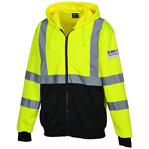 Signal Hi-Vis Full-Zip Hoodie Main Image