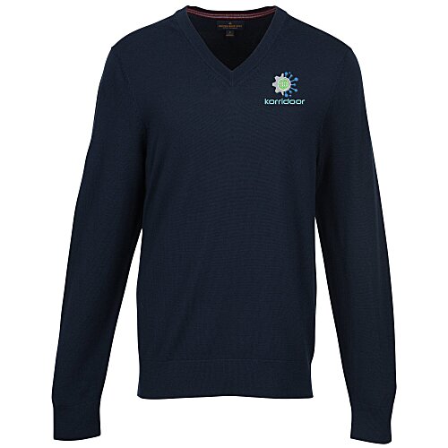 Brooks Brothers Washable Merino V-Neck Sweater - Men's Main Image