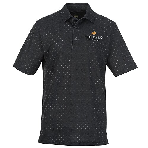 Greg Norman Micro Pique Spinner Print Polo - Men's Main Image