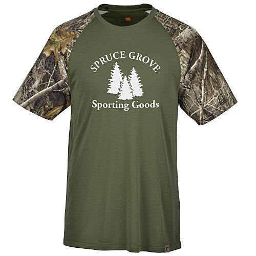Realtree Colorblock Performance T-Shirt Main Image