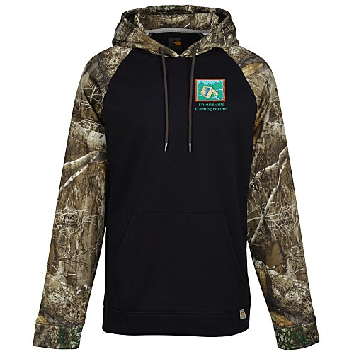 Realtree Performance Colorblock Pullover Hoodie Main Image
