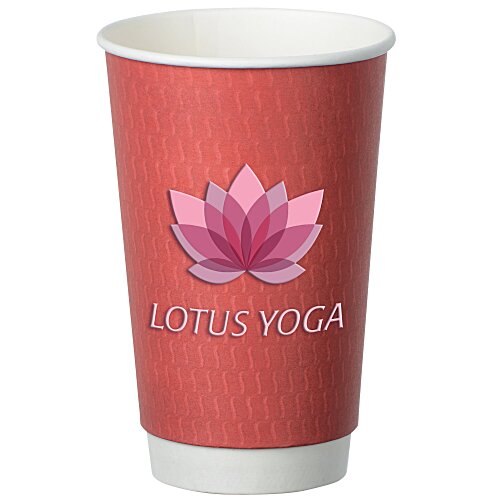 Waves Full Color Insulated Paper Cup - 16 oz. Main Image