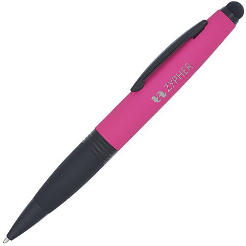 Munro Soft Touch Stylus Twist Metal Pen - 24 hr Main Image