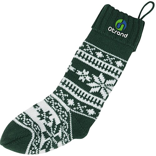 Knitted Holiday Stocking Main Image