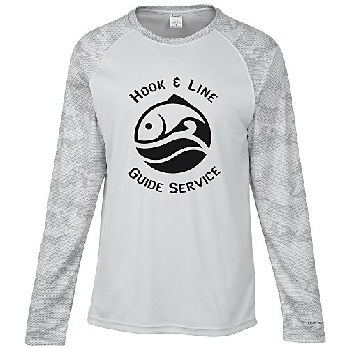 Paragon Cayman Performance Camo Colorblock Long Sleeve T-Shirt Main Image