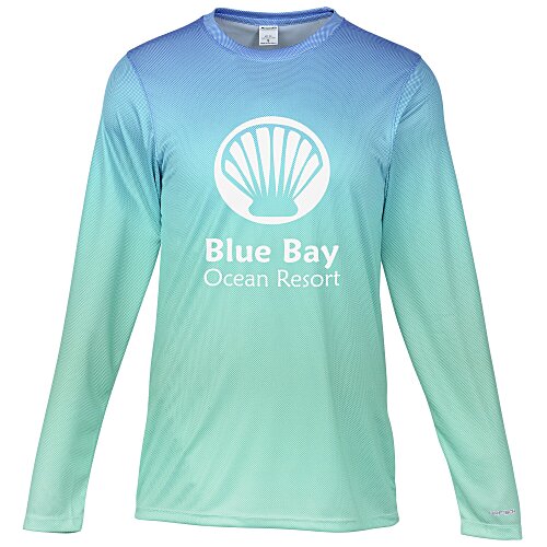 Paragon Barbados Performance Pin Dot Long Sleeve T-Shirt Main Image