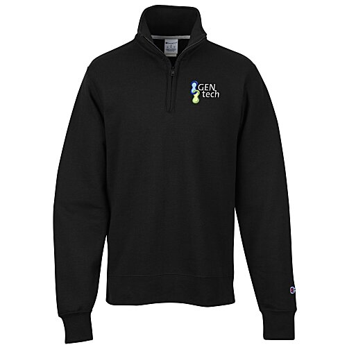 Champion PowerBlend 1/4-Zip Sweatshirt - Embroidered Main Image