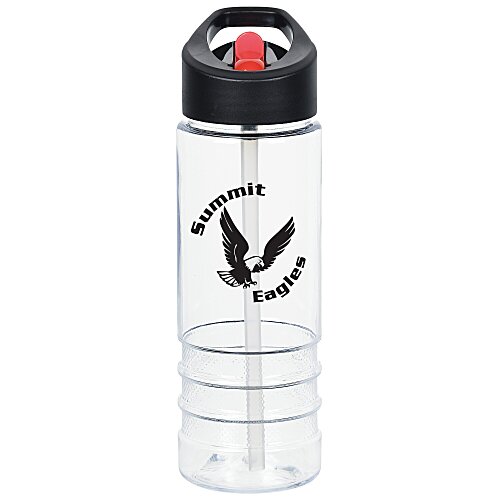 Clear Impact Vienna Tritan Renew Bottle with Two-Tone Flip Straw Lid - 24 oz. Main Image
