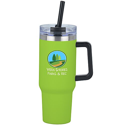 Intrepid Vacuum Mug with Straw - 40 oz. - Full Color Main Image