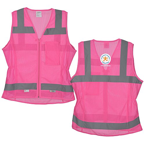 Xtreme Visibility Reflective Zip Vest - Ladies' Main Image