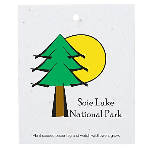 Seed Paper Tag - Rectangle Main Image