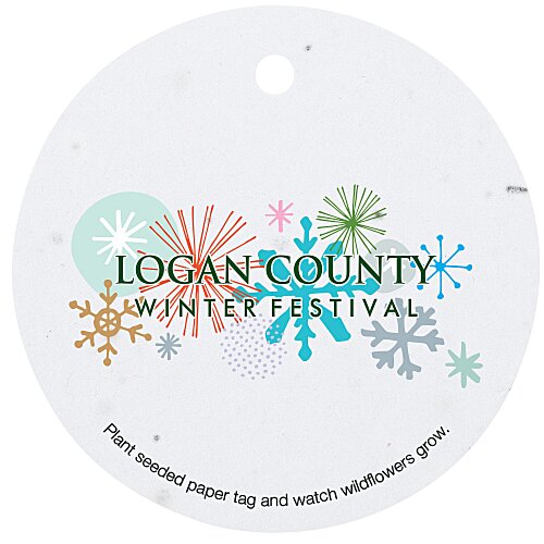 Seed Paper Tag - Circle Main Image