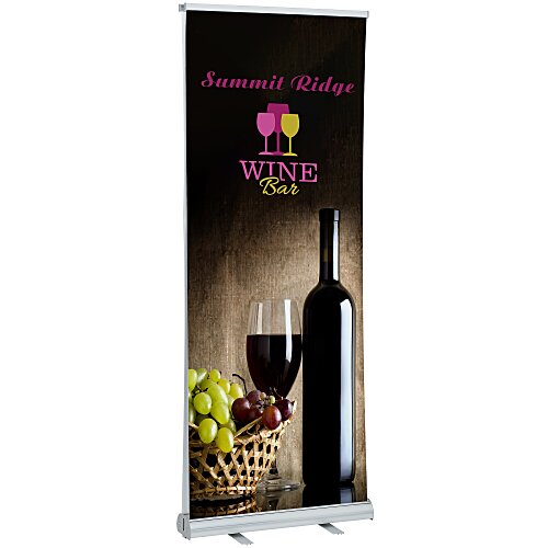 Economy Retractable Two Sided Banner Display - 31-1/2" Main Image