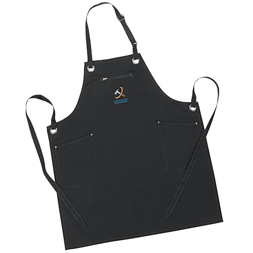 Artisan Barley Contrast Stitch Bib Apron Main Image