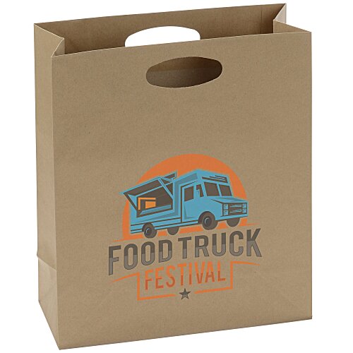 Die Cut Paper Shopper - 14" x 12" - Full Color Main Image
