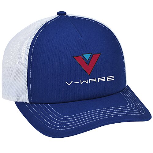 Low Profile Five Panel Trucker Cap Main Image
