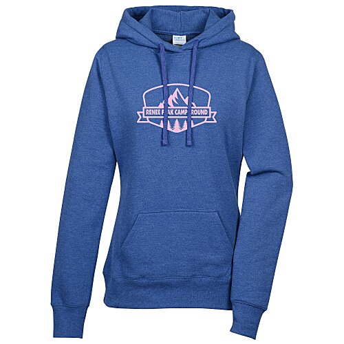 Fashion Pullover Hooded Sweatshirt - Ladies' - Screen Main Image