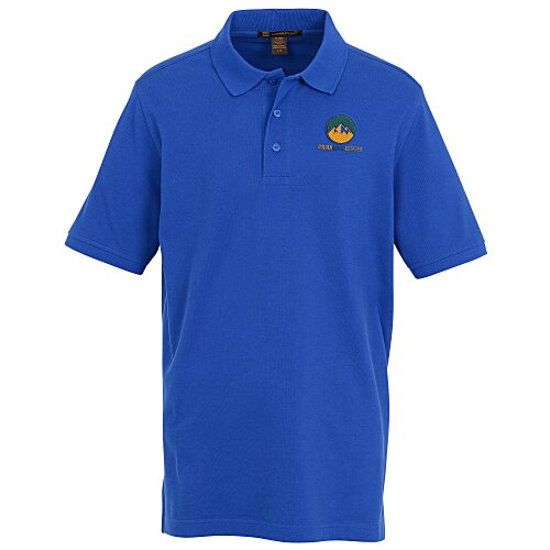 Harriton Valiant Cotton Snag Protect Polo - Men's Main Image