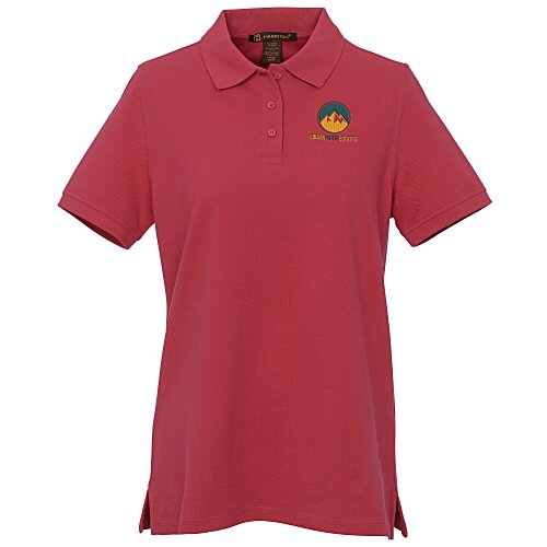 Harriton Valiant Cotton Snag Protect Polo - Ladies' Main Image