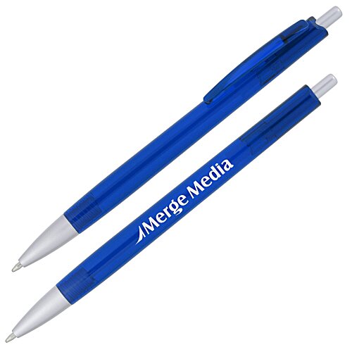 Bargain Writer Pen - Translucent - 24 hr Main Image