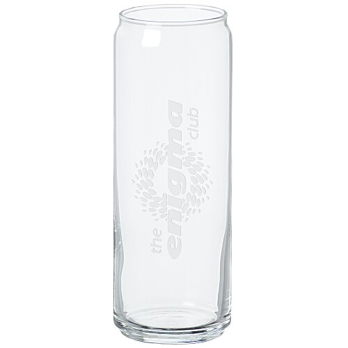 Slim Glass Can - 12.5 oz. - Deep Etch Main Image