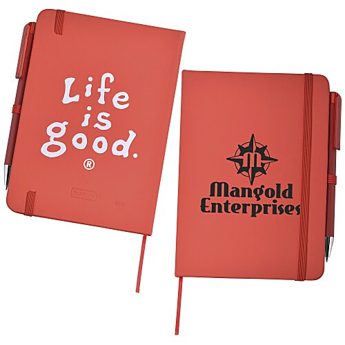 Life is Good TaskRight Afton Notebook with Pen - LIG Main Image