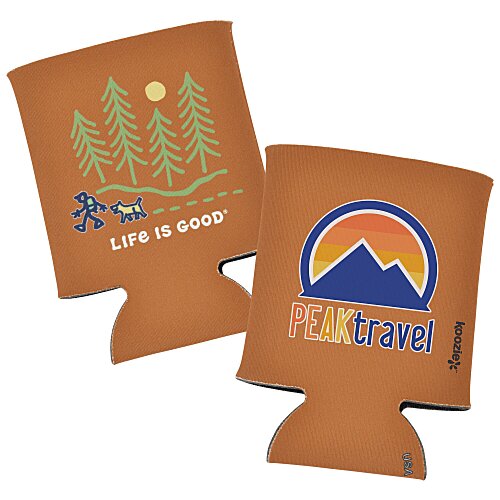 Life is Good Koozie® Can Cooler - Full Color - Hike Main Image
