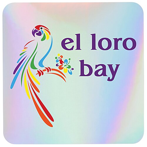 Holographic Sticker - Square - 2" x 2" Main Image
