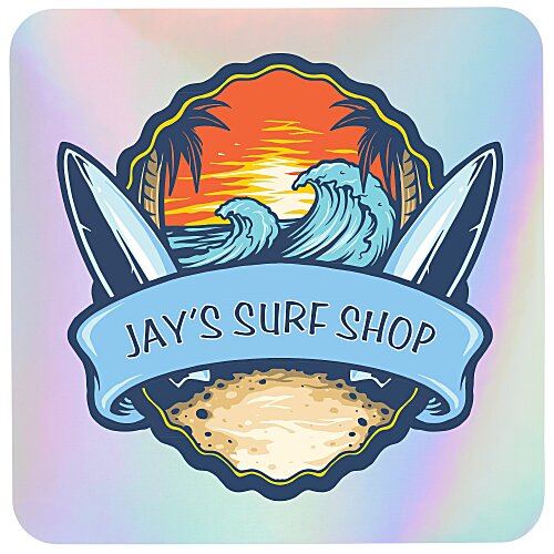 Holographic Sticker - Square - 5" x 5" Main Image