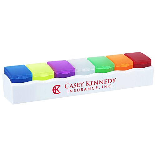 7-Day Pill Box with Removable Compartments Main Image