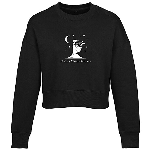Perfect Blend Cropped Sweatshirt - Ladies' - Screen Main Image