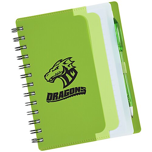 Petal Pocket Spiral Notebook with Pen Main Image