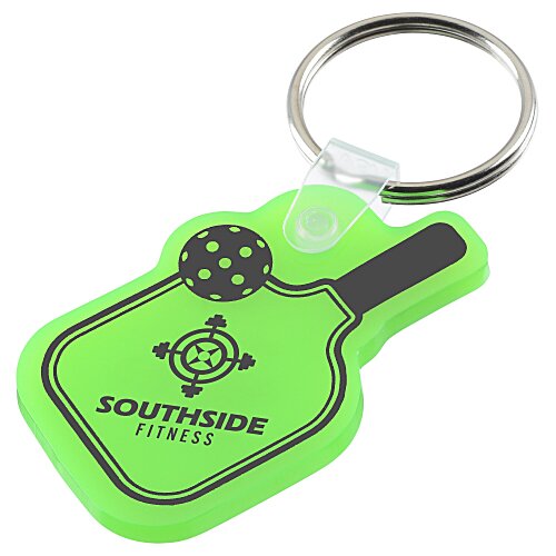 Pickleball Soft Keychain - Translucent Main Image