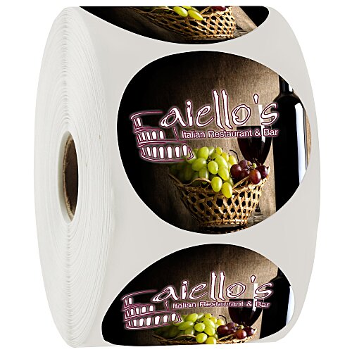 Full Color Sticker by the Roll - Circle - 2-1/2" - 24 hr Main Image