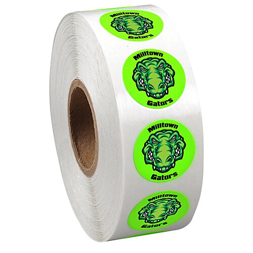 Full Color Sticker by the Roll - Circle - 3/4" - 24 hr Main Image